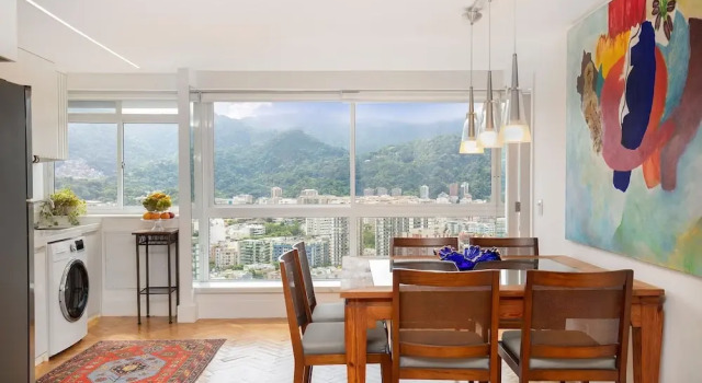 Leblon | Vista para a Lagoa e Mar, 5 min da praia - por Casapē Rio, Забронировать Отель Отели штата Рио-де-Жанейро 3 звезды, 3*