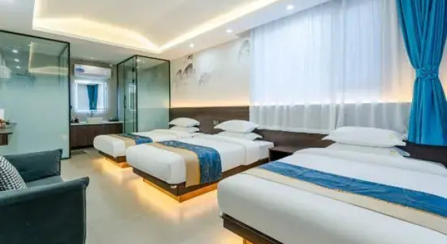 Кровать в общем номере Xike Mountain Residence Homestay (Wutai Mountain Scenic Area)