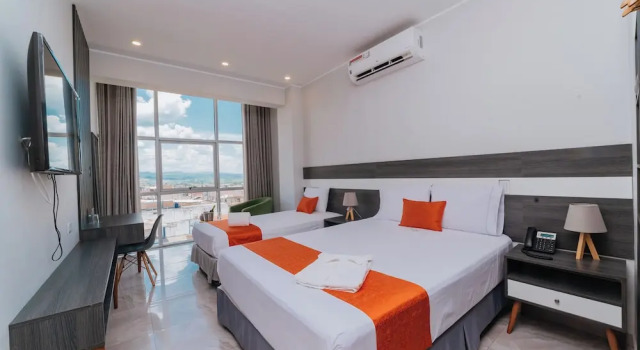 Двухместный номер Standard c 1 комнатой с видом на город Palm Hotel Tarapoto