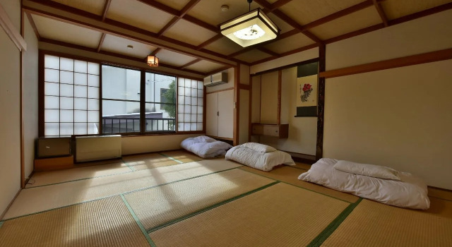 Guest room Furusatomura Kogeikan, Boek Pension Omachi 