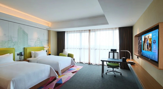 Двухместный номер Superior Hampton by Hilton Zhongshan Nanlang