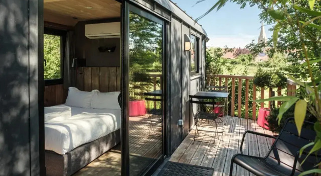 Номер Deluxe Le Domaine des Prés Verts Suites & Chambres avec Jacuzzi Privatif