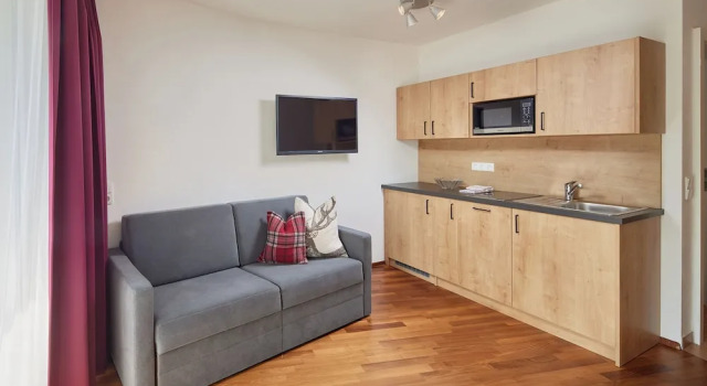 Студия APARTMENT SONNBLICK, Kaprun, Salzburg - inklusive Sommerkarte
