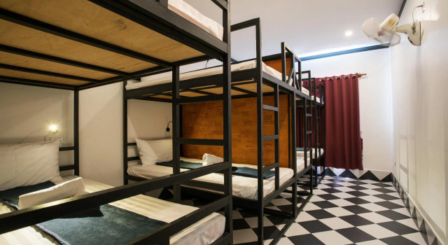 Кровать в общем номере Noni Tree Hostel