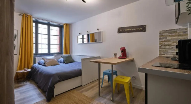 Marius - studio au cœur de la bastide, Boek Appartement Carcassonne Aude