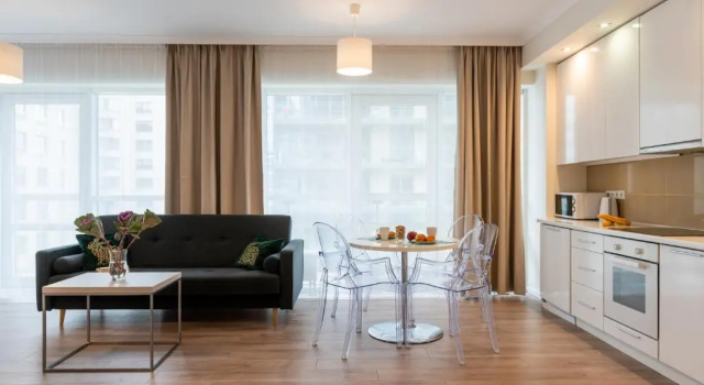 Апартаменты Deluxe с 2 комнатами Platinum Towers Central Apartments