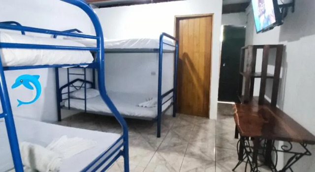 Кровать в общем номере Blue Bike Hostel