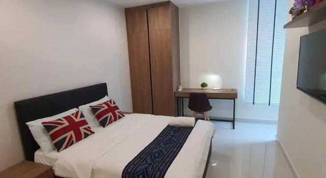 Lovely Kozi Square Studio 1-Bedroom with Pool LV9B, Boek Hotel Goedkope hotels in Borneo
