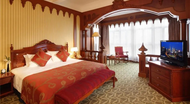 Двухместный номер Deluxe с видом на сад JingAn Hotel