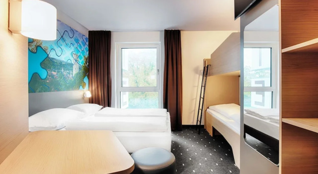 Четырёхместный номер Standard B&B Hotel Ravensburg