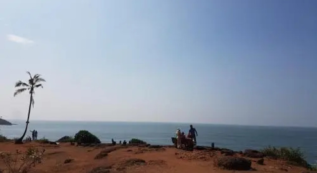 8-bedroom budget guesthouse at Vagator, Varaa Hotelli Vagator Pohjois-Goa
