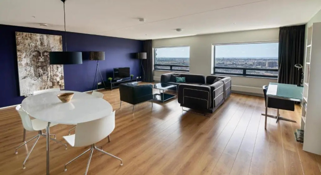 Апартаменты Пентхаус с видом на море The Penthouse At The Hague Tower