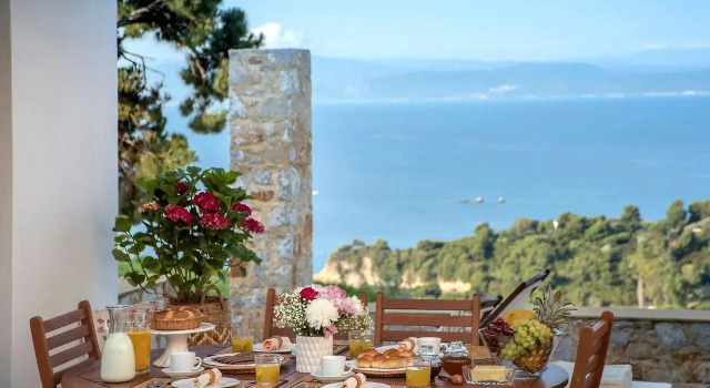 Skiathea Villas Villa A, Забронировать Вилла Виллы Трулос, Вилла