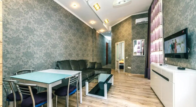 One bedroom. 6 Zankovetskoi St. Near a Khreschatyk, Rezervovat Apartmán Kyjev Kijev