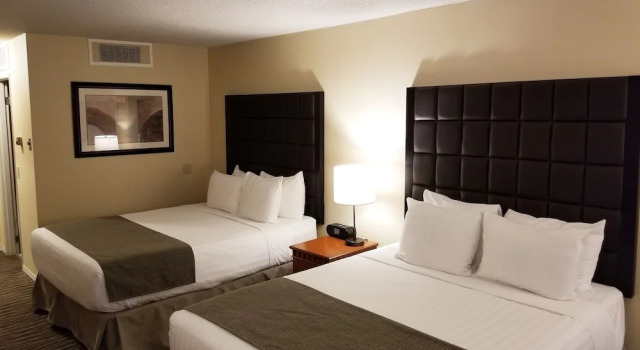 Четырёхместный номер Standard с видом на бассейн Prestige Vernon Lodge