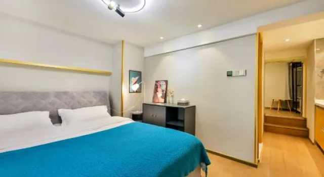 Двухместный люкс с видом на море Manxin Hotel Dalian Xinghai Square