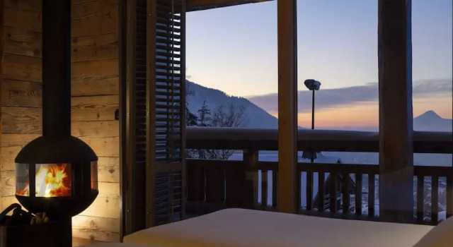 Двухместный номер Premium с балконом Hôtel Les Servages dArmelle