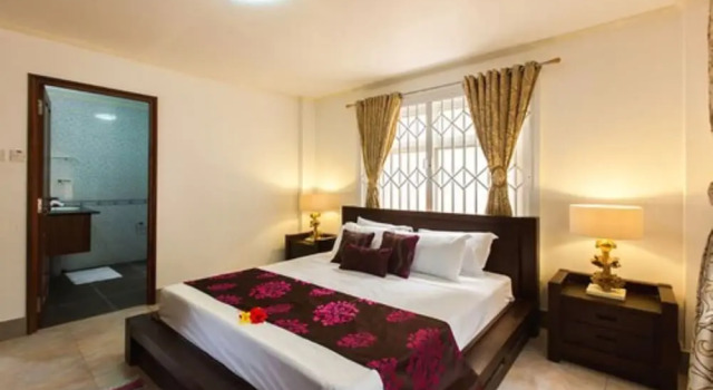 Апартаменты с 2 комнатами с балконом и с частичным видом на море Praslin Holiday Home