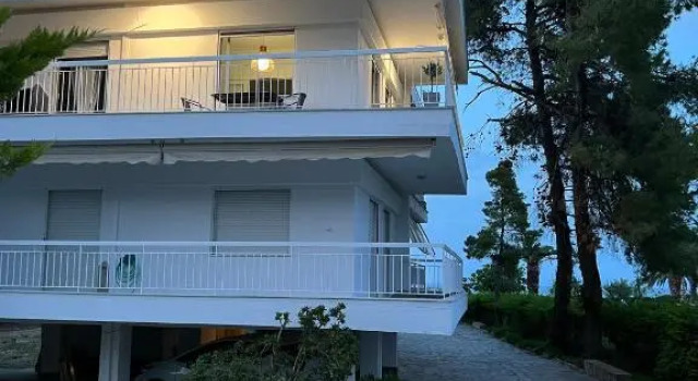 Beach next to the House Agni, Book Apartment Hanioti 
