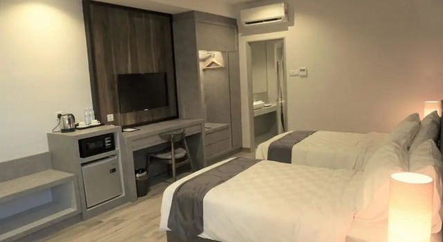 Двухместный номер Deluxe с видом на город Frame Hotel