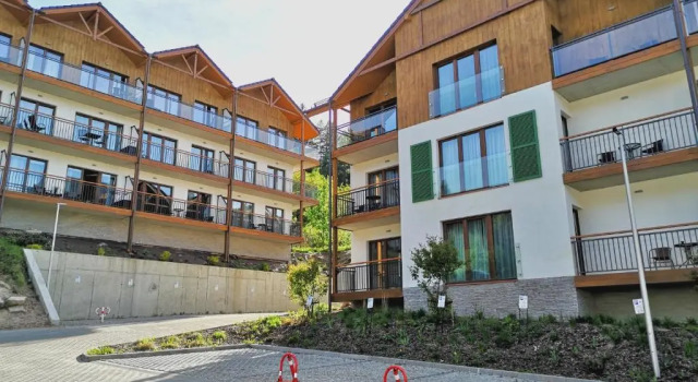 Apartament Trójkąty i Kwadraty Karpatia Resort, Забронировать Курортный отель Карпач 