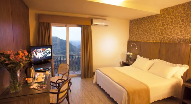 Номер Deluxe с красивым видом из окна Villa Bella Hotel & SPA Gramado
