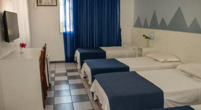Четырёхместный номер Standard Joaquina Beach Hotel