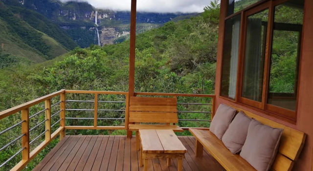 Habitación doble Estándar con balcón y con vista panorámica Goctamarca Lodge