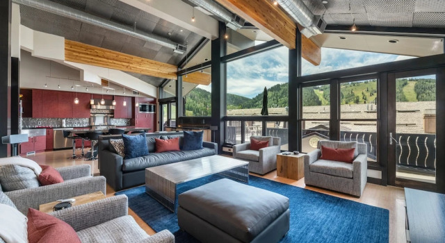 Номер Luxury с балконом Penthouse Silver Lake Village by Luxury Mountain Destinations