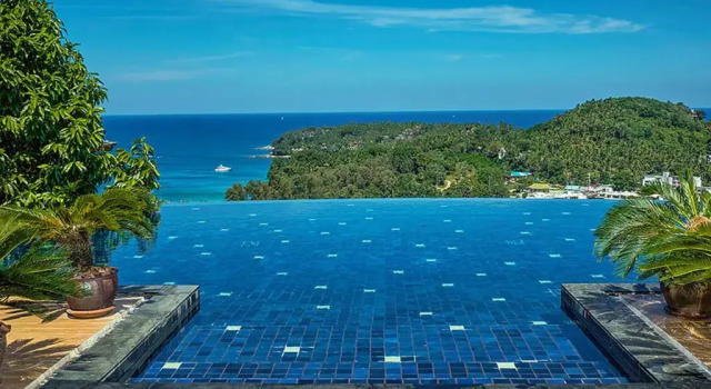 Вилла с видом на море Luxury 4 pool Seaview 6 bedroom Villa on Surin Hill