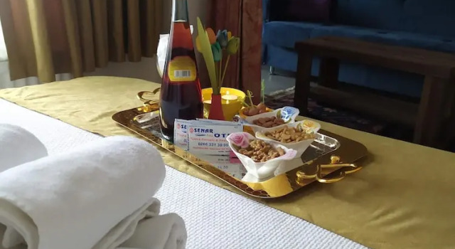 Трёхместный номер Standard с балконом и с видом на море Senar Naz Otel