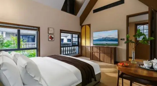 Семейный люкс Daqian Meilu | Pastoral Villa Lake-view Guesthouse (Haigeng Dam, Dianchi Lake Scenic Area, Kunming)