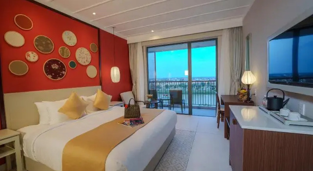 Двухместный номер Deluxe с балконом Cozy An Boutique Hotel Hoian