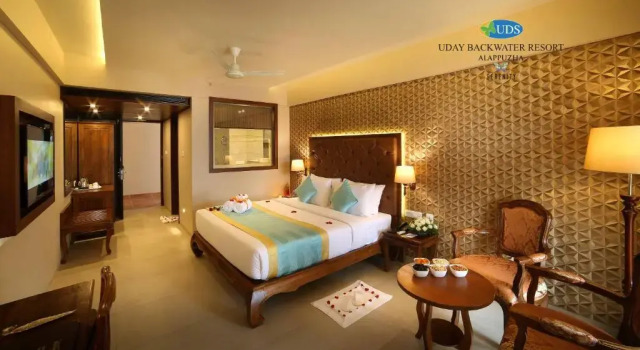Двухместный номер Standard с видом на озеро Uday Backwater Resort
