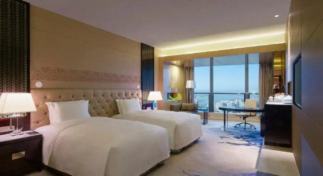 Двухместный номер Deluxe с видом на океан Hilton Haikou