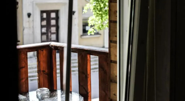 Standard double chambre avec balcon Rotušė