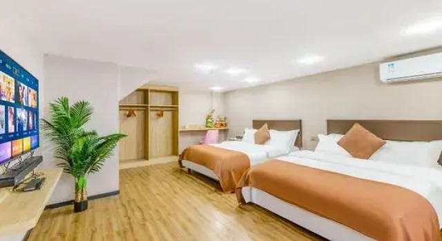 Люкс Дуплекс с 2 комнатами Mengsiyuan Apartment