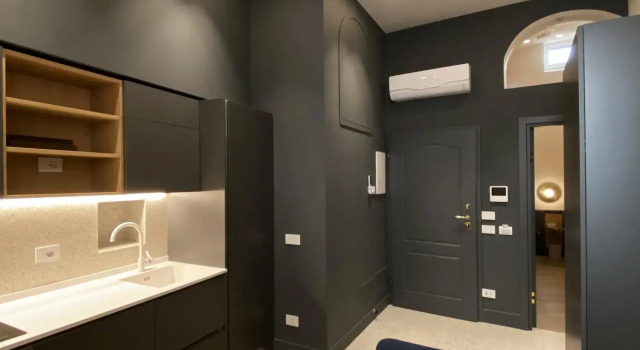 Apartment suitable for families or couples, equipped kitchen and laundry corner, private balcony-Mattia by Dimore Garibaldi, Buchen Sie Ferienwohnung Monopoli Metropolitanstadt Bari