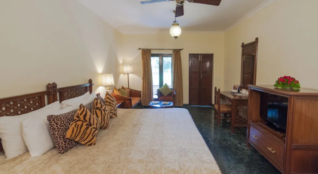 Двухместный номер Deluxe с видом на сад The Maharajas Lodge, Ranthambore