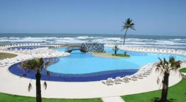 Кровать в общем номере Makai Resort All Inclusive Convention Aracaju