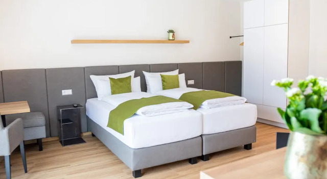 Habitación doble Estándar con balcón bodenseezeit Apartmenthotel Garni