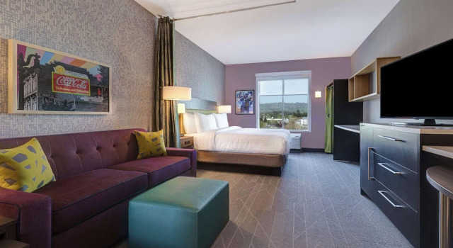 Двухместный люкс с видом на горы Home2 Suites By Hilton Petaluma
