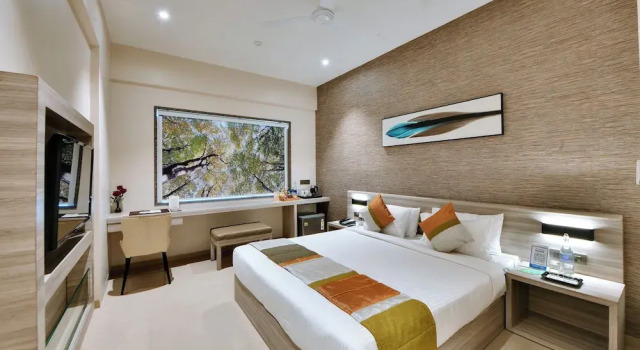 Premium huone Click Hotel Pithampur
