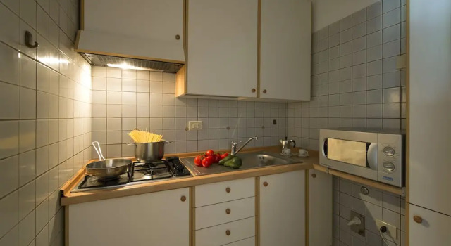 Апартаменты c 1 комнатой с балконом и с видом на озеро Residence Rio Piccolo