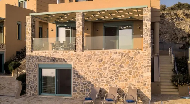 Вилла с 3 комнатами Ouzo Panoramic Houses 2, with private pool