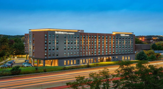 Кровать в общем номере Residence Inn by Marriott Boston Waltham