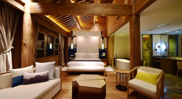 Двухместный номер Deluxe с видом на внутренний двор LUX Tea Horse Road Lijiang