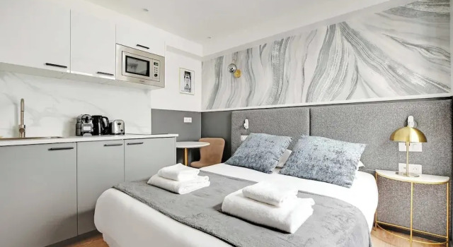 Апартаменты Cosy Studio With Air Conditioning -near Montmartre