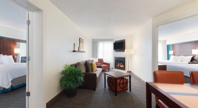 Люкс с 2 комнатами Residence Inn by Marriott Oklahoma City Downtown/Bricktown