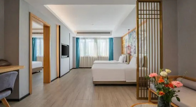 Семейный люкс Manju Hotel (Shaoxing Luxun Native Place)